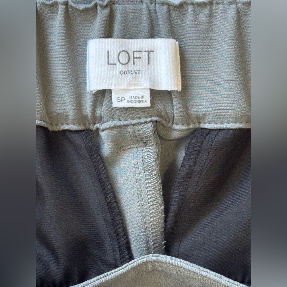 Worn once! Loft paper bag style pants! - Picture 14 of 16